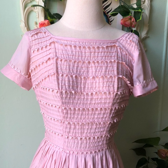 1950s Jerell Jr New York pink dress - Picture 3 of 8